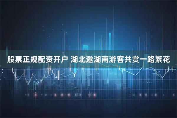 股票正规配资开户 湖北邀湖南游客共赏一路繁花